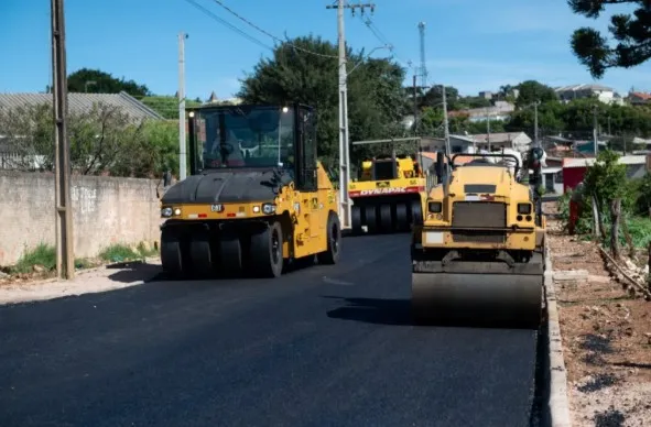 Prefeitura confirma novos asfaltos em bairros de Ponta Grossa com investimento de R$ 7,3 milhões